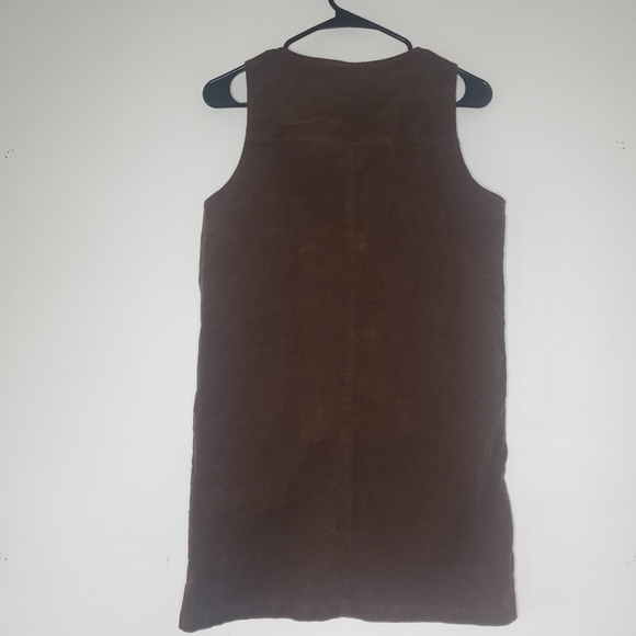 Sincerely Jules Button Up Corduroy Jumper Tank Dress Small Academia Preppy Y2K - Picture 8 of 9